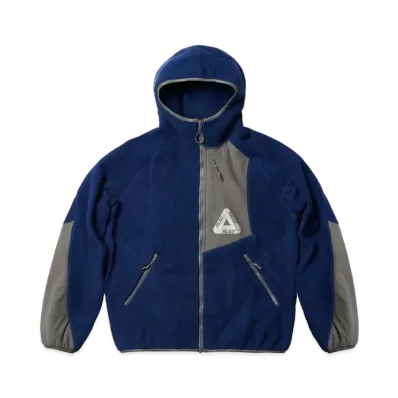PALACE Therma Hooded Fleece Jacket "Blue"