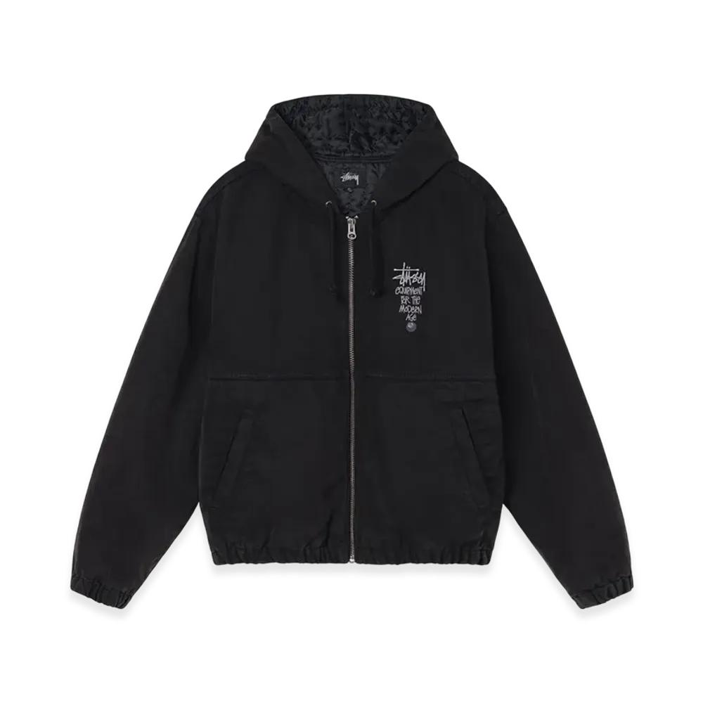 Stussy Canvas Insulated Work Jacket "Black"