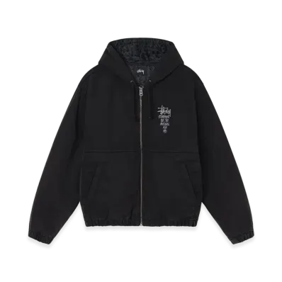 Stussy Canvas Insulated Work Jacket "Black"