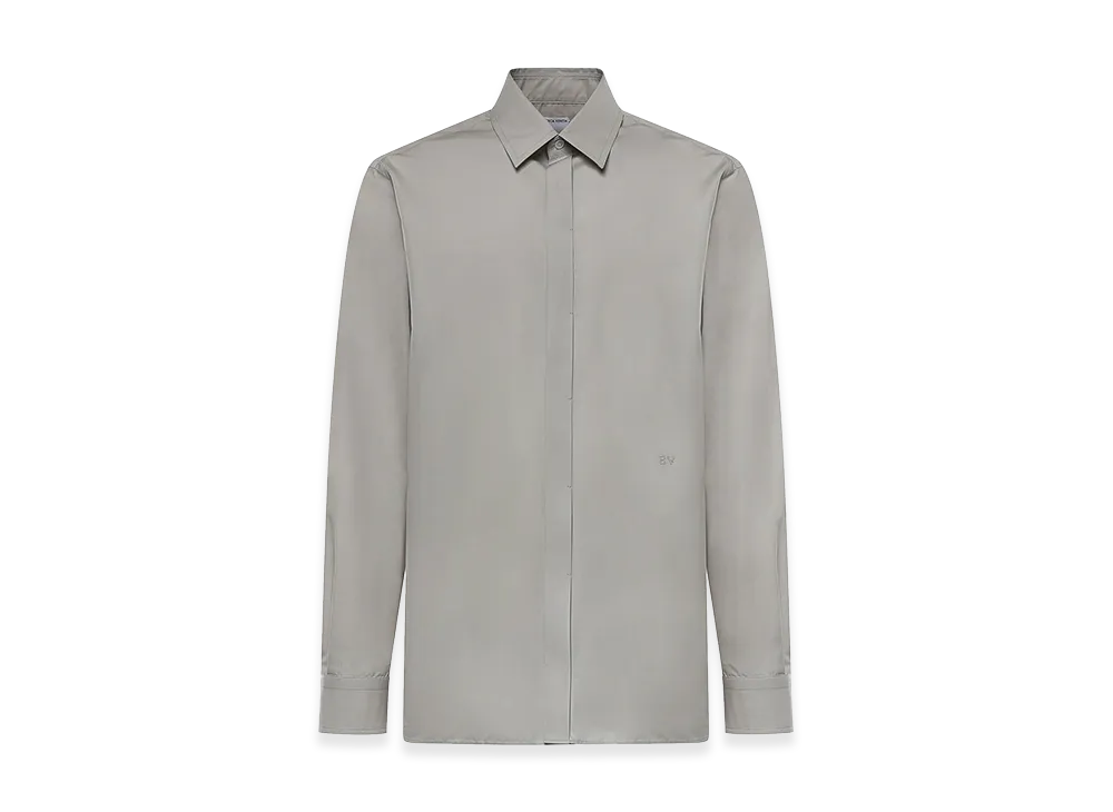 Bottega Veneta Cotton Poplin Shirt "Light Grey"