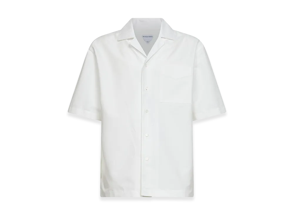 Bottega Veneta Short Sleeve Shirts "White"
