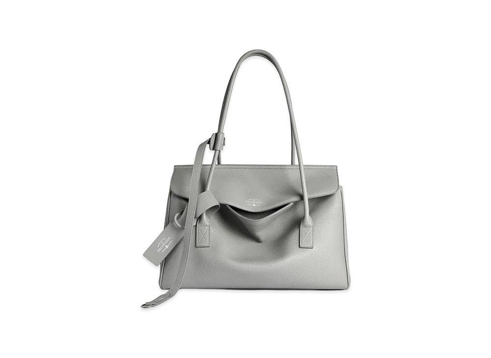 BALENCIAGA Women's Carrie Carryall Bag Small "Grey"