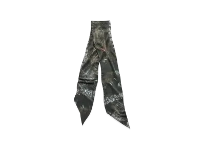 BALENCIAGA Washed Crayon Scarf "Faded Black"