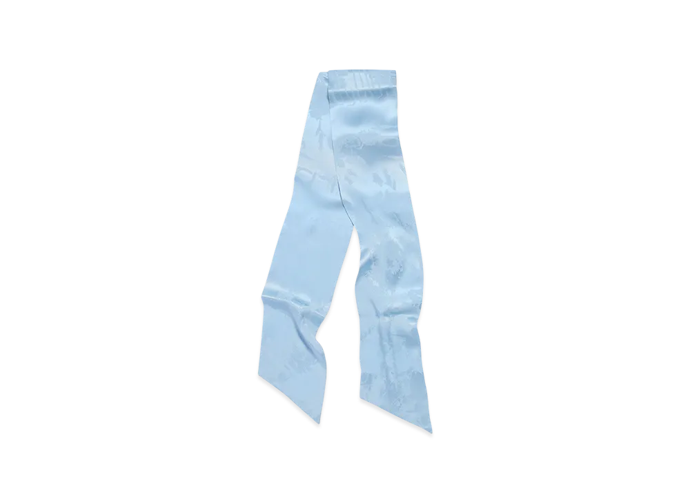 BALENCIAGA Washed Crayon Scarf "Baby Blue"