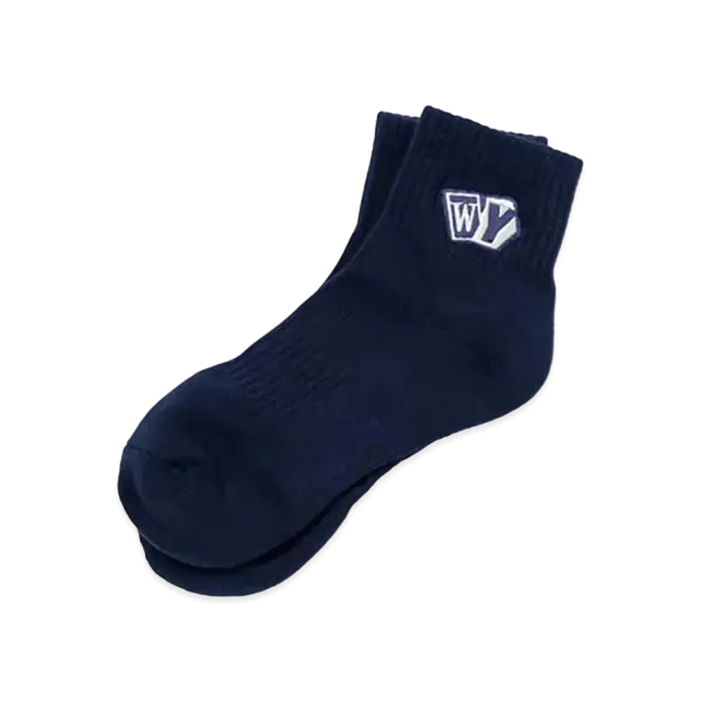 Wasted Youth Short Pile Socks "Navy" / VERDY