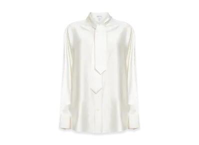 Bottega Veneta Women's Silk Shirt "White"