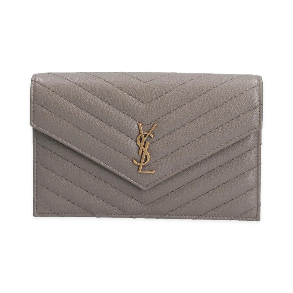 Saint Laurent Women's Wallets "Brown"