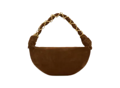 Saint Laurent Women's Suede Amalia Shoulder Bag "Brown"