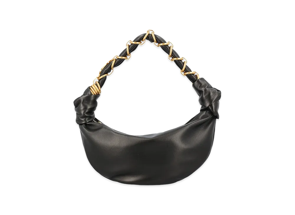 Saint Laurent Women's Amalia Mini Hobo Bag In Lambskin "Black"