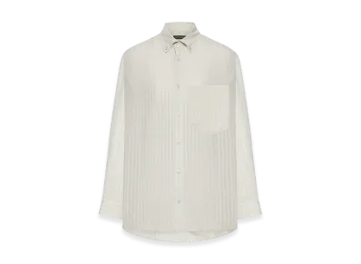 BALENCIAGA Women's Cupro Oversize Shirt "Beige"
