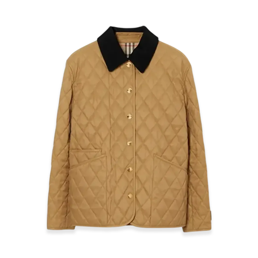 Burberry Quilting Barn Jacket "Camel"