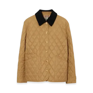 Burberry Quilting Barn Jacket "Camel"