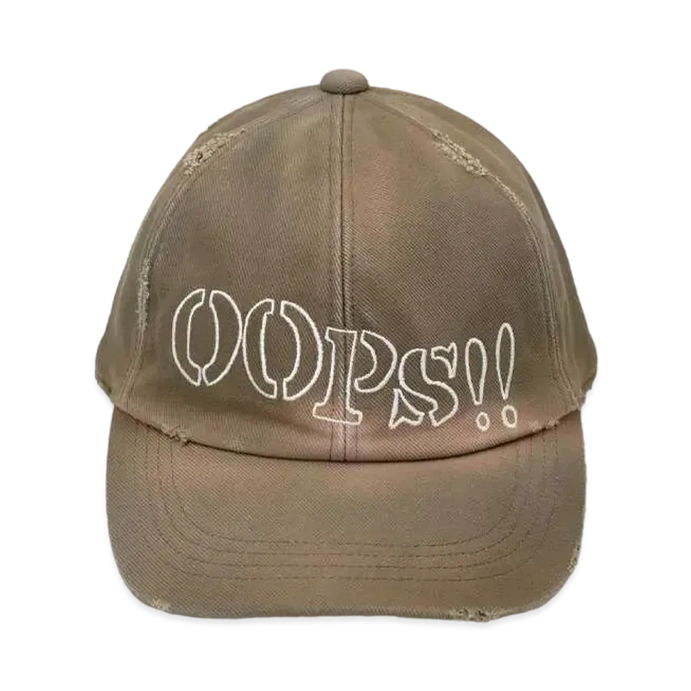 Maison MIHARA YASUHIRO OOPS Cap "Khaki"