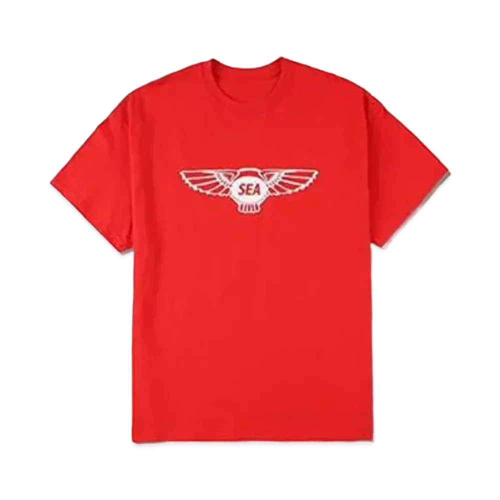 WIND AND SEA WDS x DEVILOCK (WING) T-SHIRT "Red"