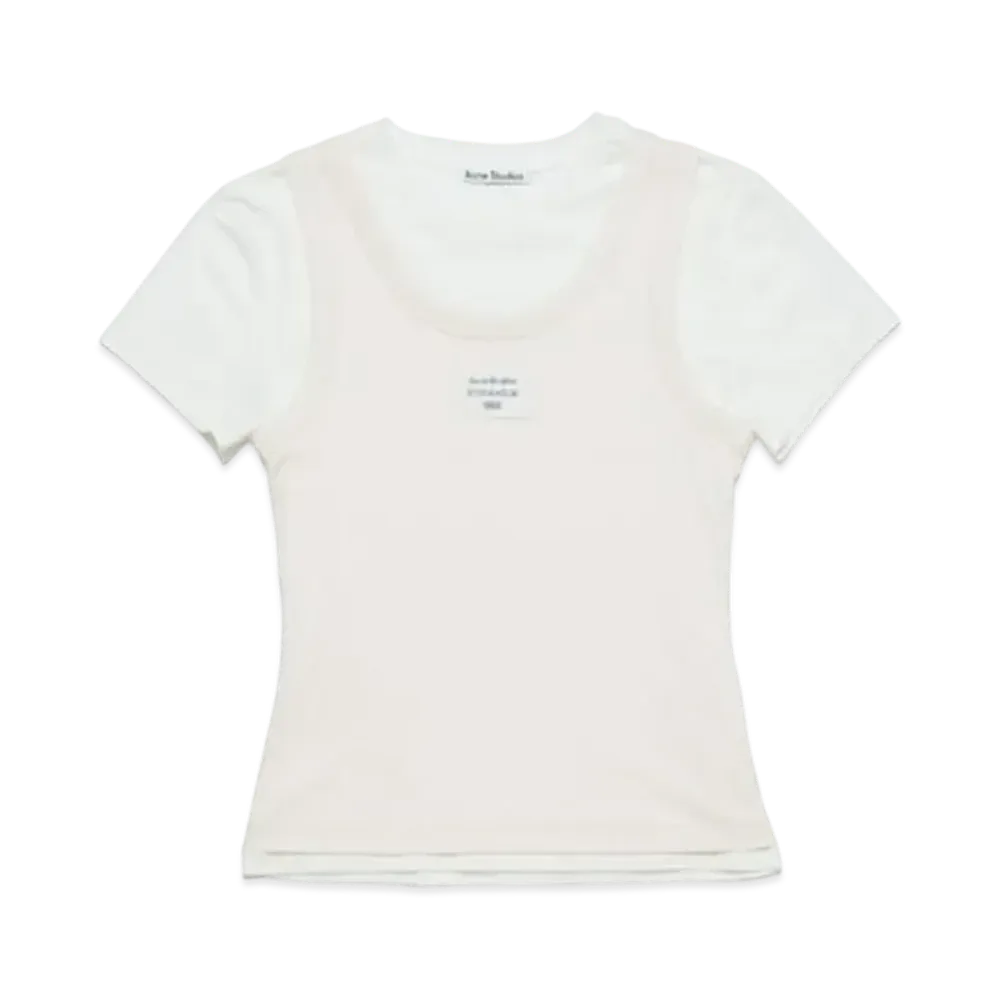 Acne Studios Layered T-Shirt "White"