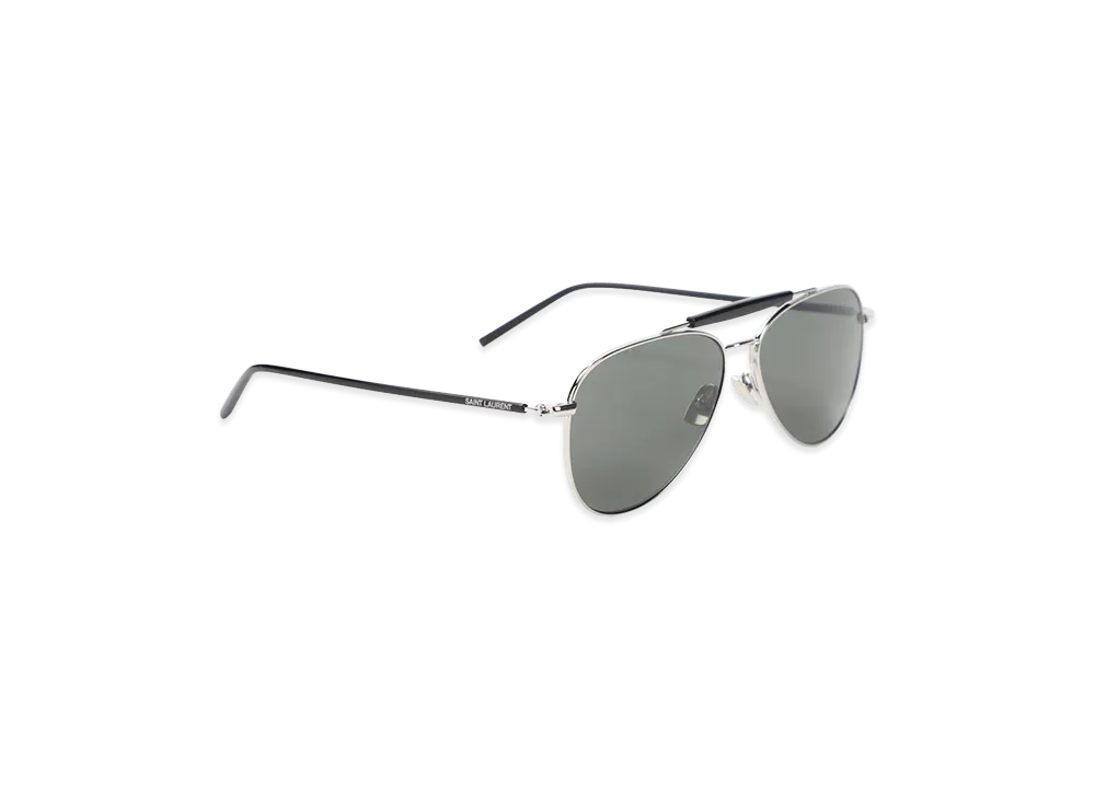 Saint Laurent YSL Sl 864 Sunglasses Metal "Silver"
