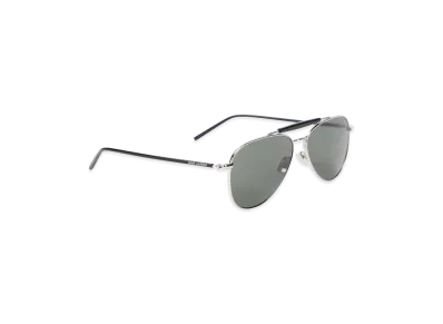 Saint Laurent YSL Sl 864 Sunglasses Metal "Silver"