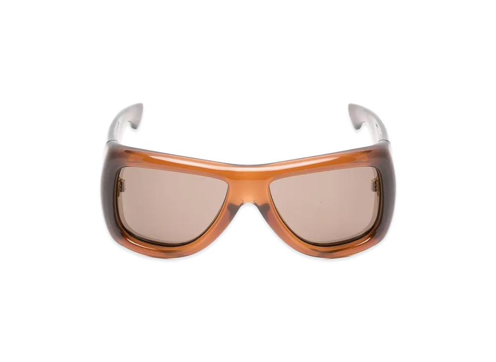Saint Laurent Women's SL 902 Oversized Pillow-Frame Sunglasses "Brown"
