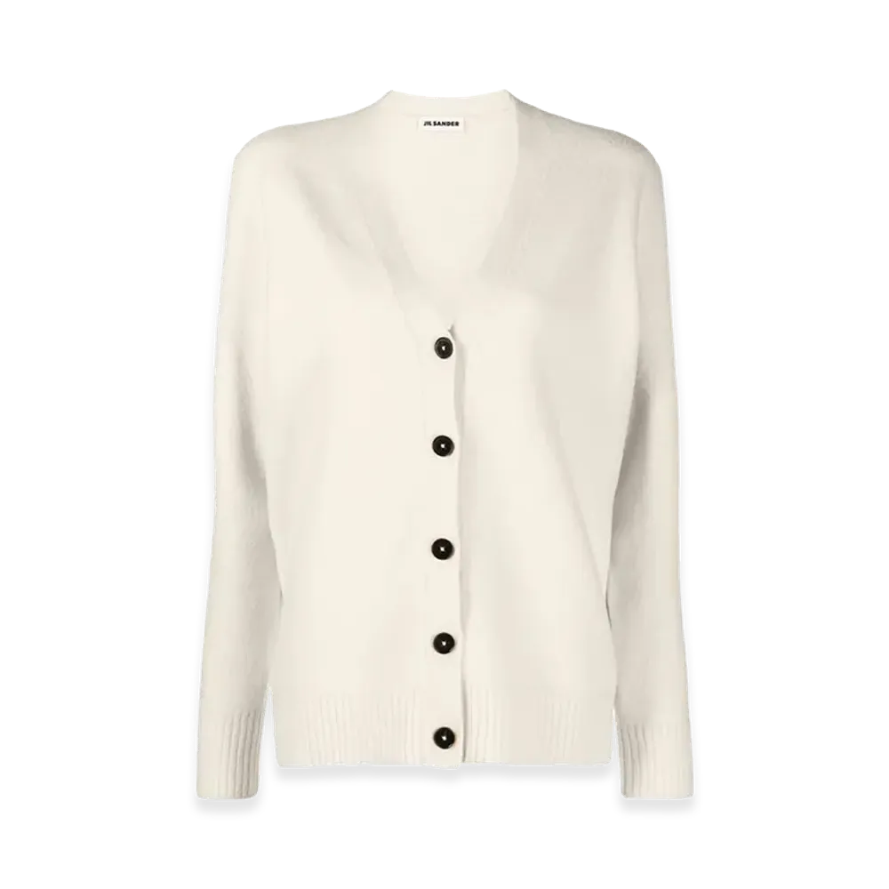 Jil Sander Women's Wool Cardigan "Ivory"