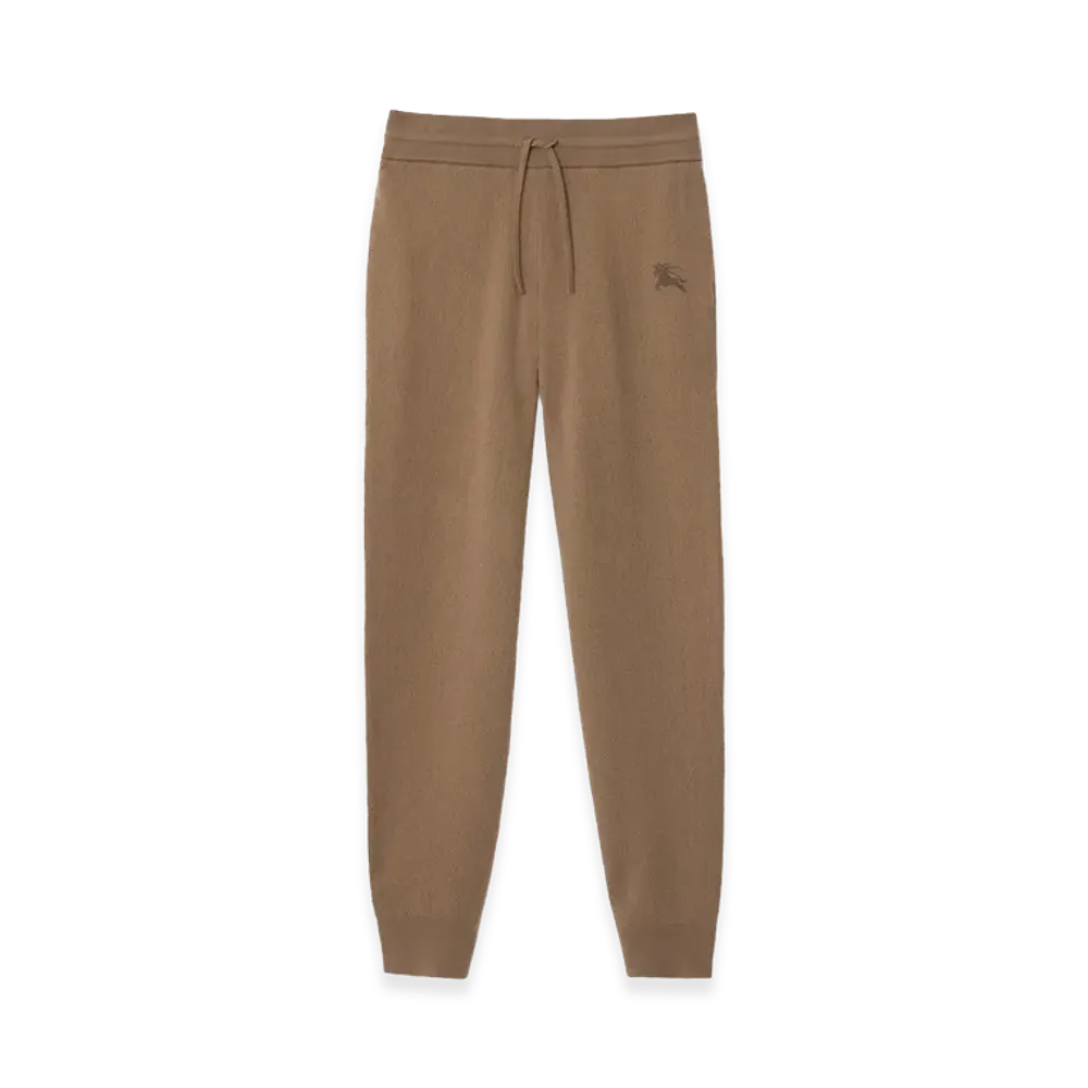 Burberry Women's Wool Blend Track Pants "Camel"