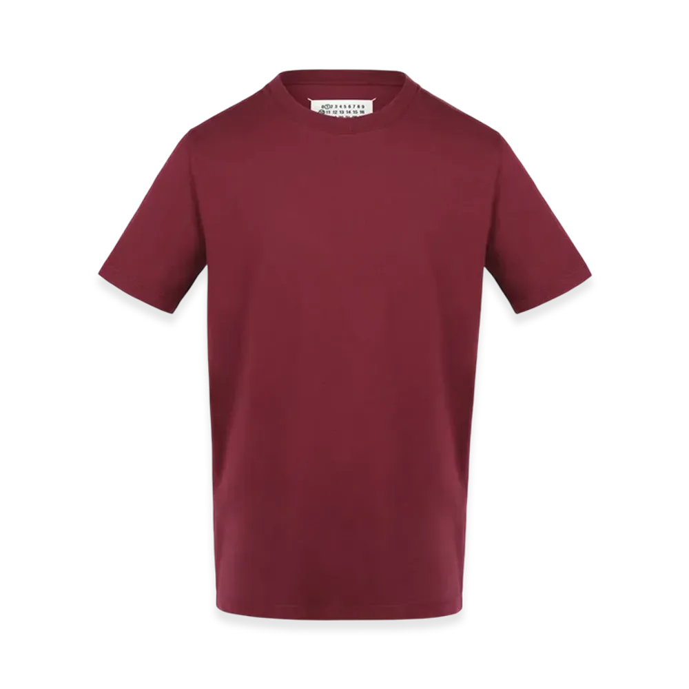 Maison Margiela Organic Cotton T-Shirt "Bordeaux"