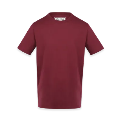 Maison Margiela Organic Cotton T-Shirt "Bordeaux"