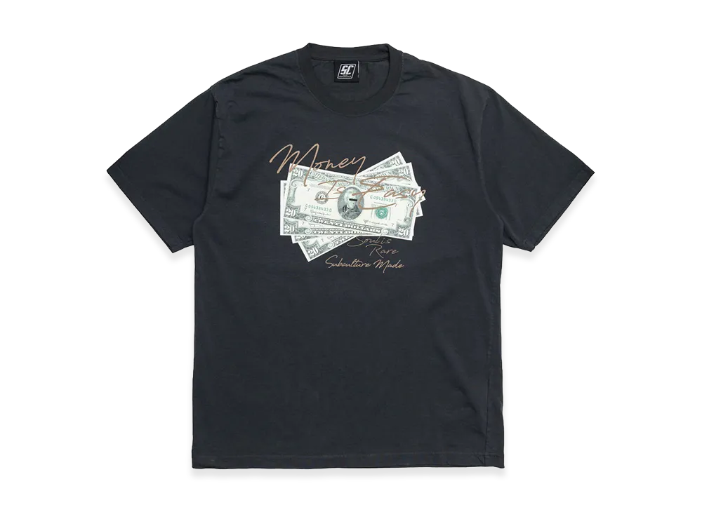 SubCulture SC Aged Face Body Money Is Easy Soul Is Rare T-Shirt "Black"