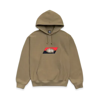 Stussy Double Stripe Hoodie "Army"