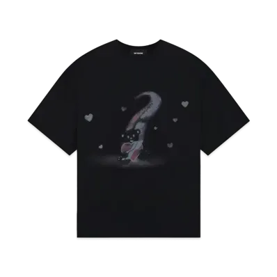 WE11DONE Teddy Bear Print T-Shirt "Black"