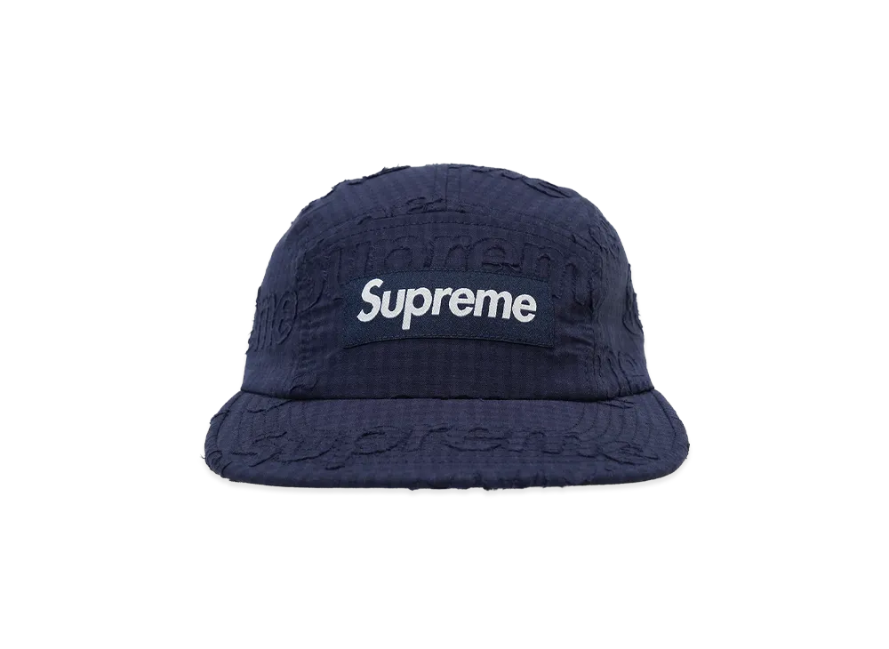 Supreme Monogram Gingham Camp Cap 