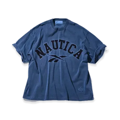 Reebok x NAUTICA Arc Logo Pigment Crewneck Tee "Navy"