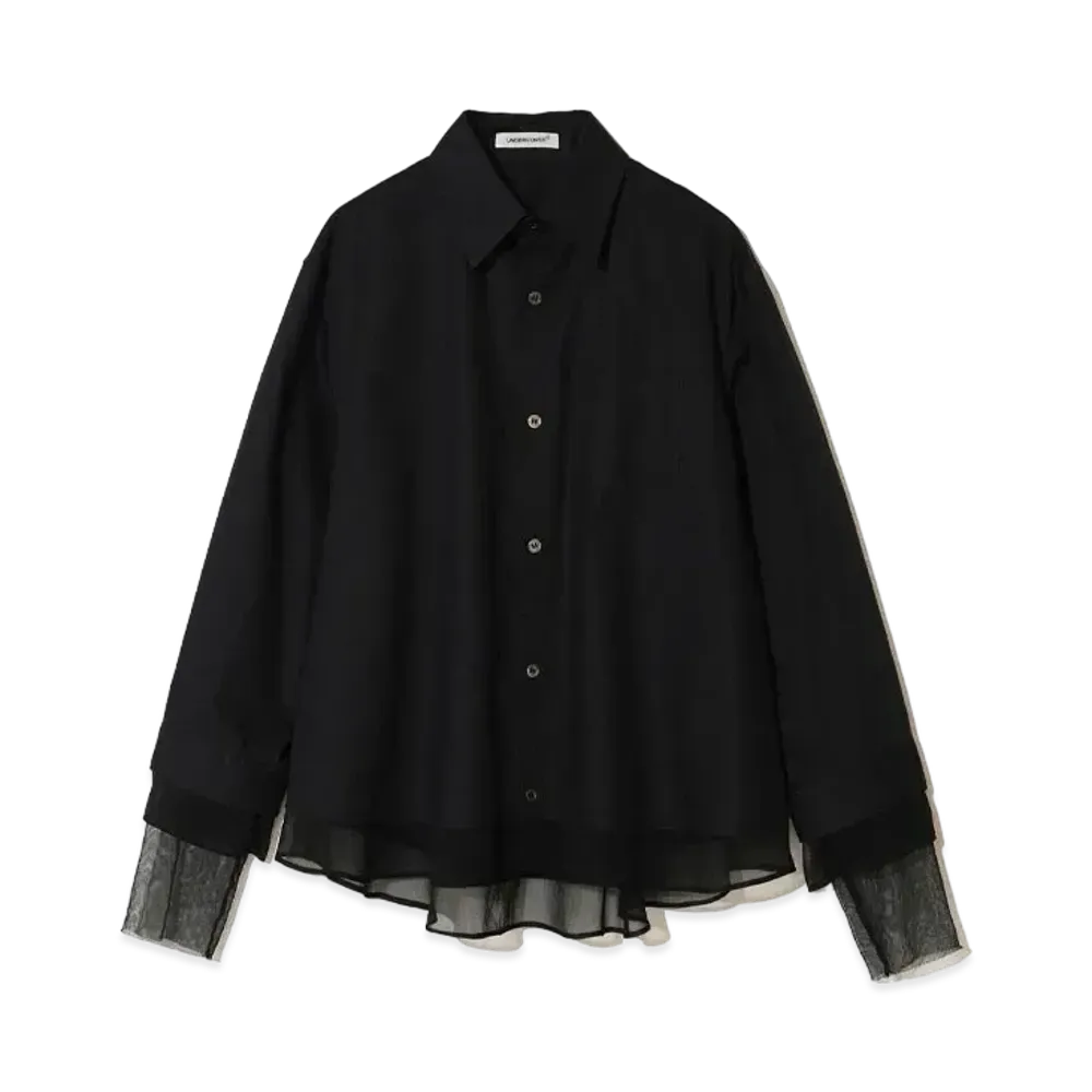 UNDERCOVER Cotton Flare Shirt "Black"