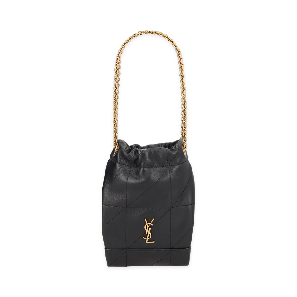 Saint Laurent Women's Cassandre Logo Bag "Black"