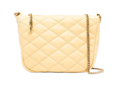 Saint Laurent Women's YSL Pw Mbag "Yellow"