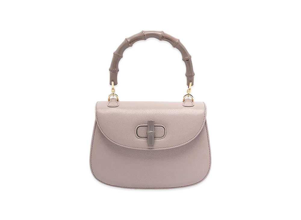 GUCCI Women's Bamboo 1947 Handbag "Gray"