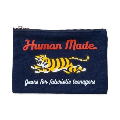 HUMAN MADE BANK POUCH "Navy"