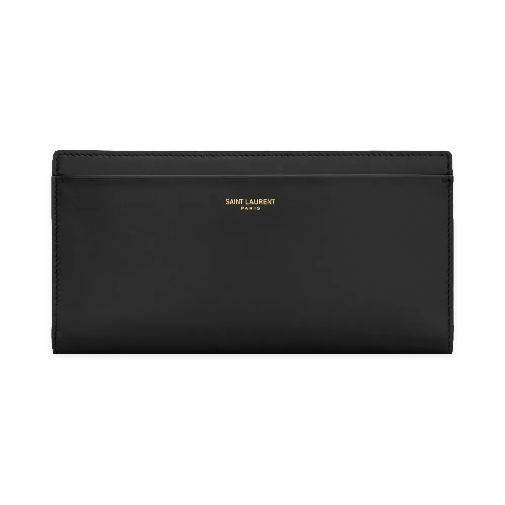 Saint Laurent Portafoglio Con Zip "Black"