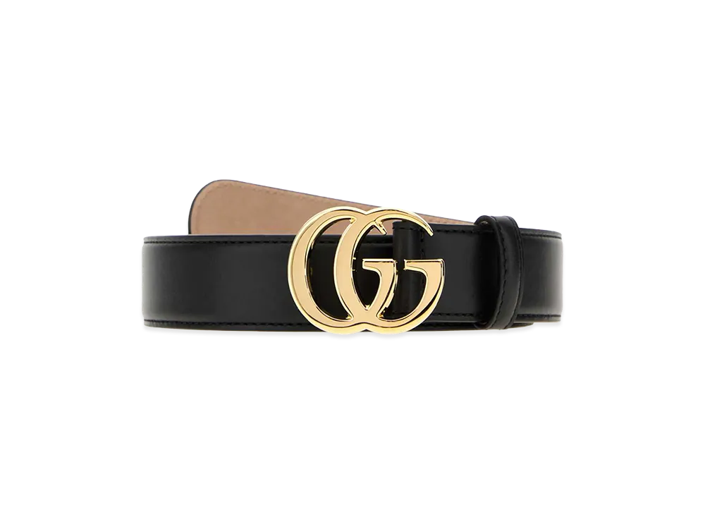 GUCCI Women's Leather Belt "Black"