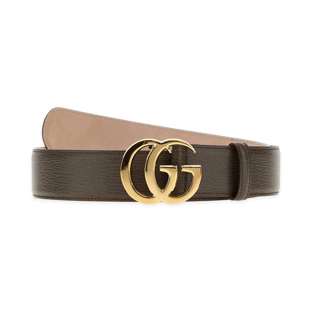 GUCCI Women's Leather Belt "Brown"