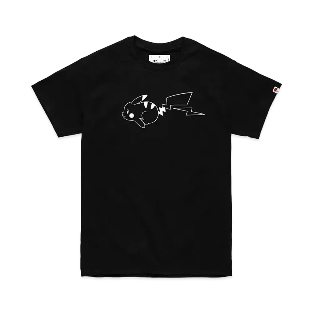 FRAGMENT x POKEMON THUNDERBOLT PROJECT PIKACHU TEE "Black"