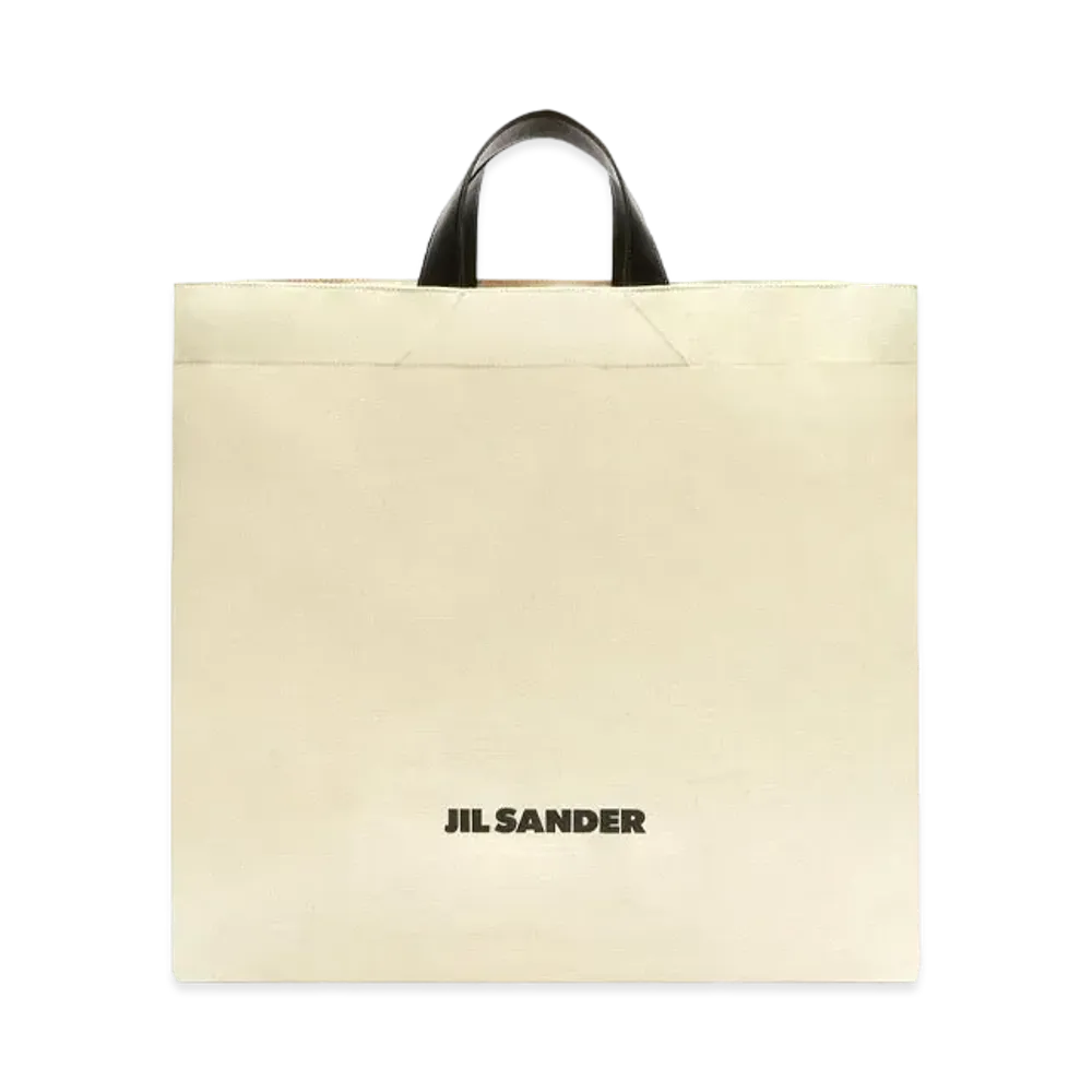 Jil Sander Flat Shopper Square "White"