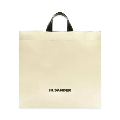 Jil Sander Flat Shopper Square "White"