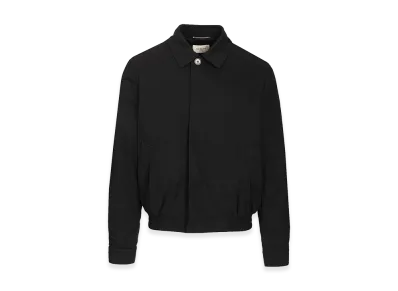 Saint Laurent Embroidered Short Jacket "Black"