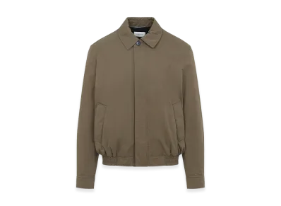 Saint Laurent Blouson Court Brode "Brown"