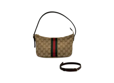 GUCCI GG Fabric Small Lunetta Crossbody Bag "Printed"