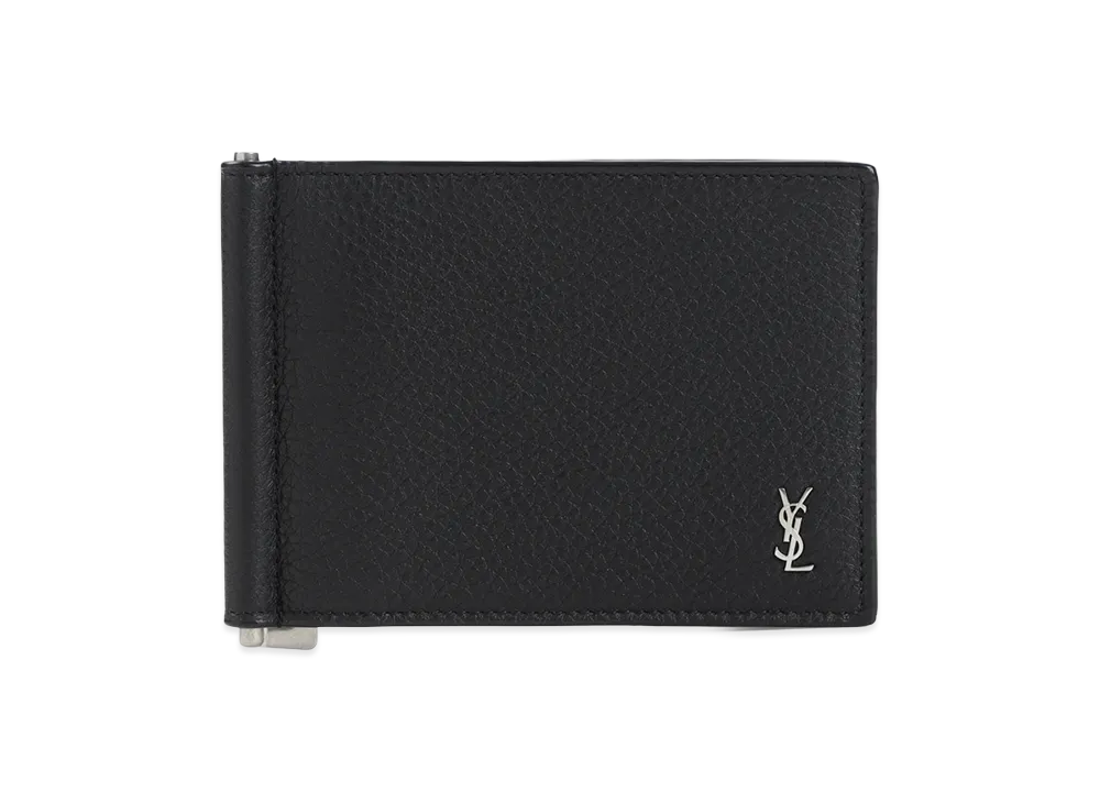 Saint Laurent 'Tiny Cassandre' Card Holder "Black"