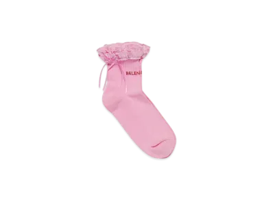 BALENCIAGA Bow Socks "Pink/Red"