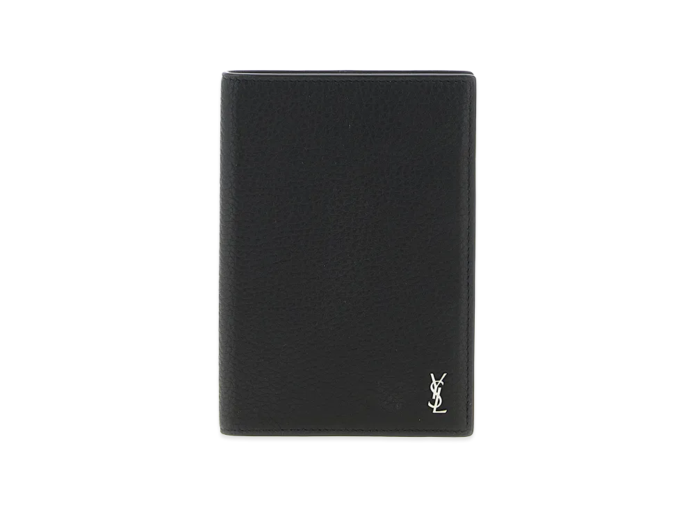 Saint Laurent 'Tiny Cassandre' Passport Holder "Black"