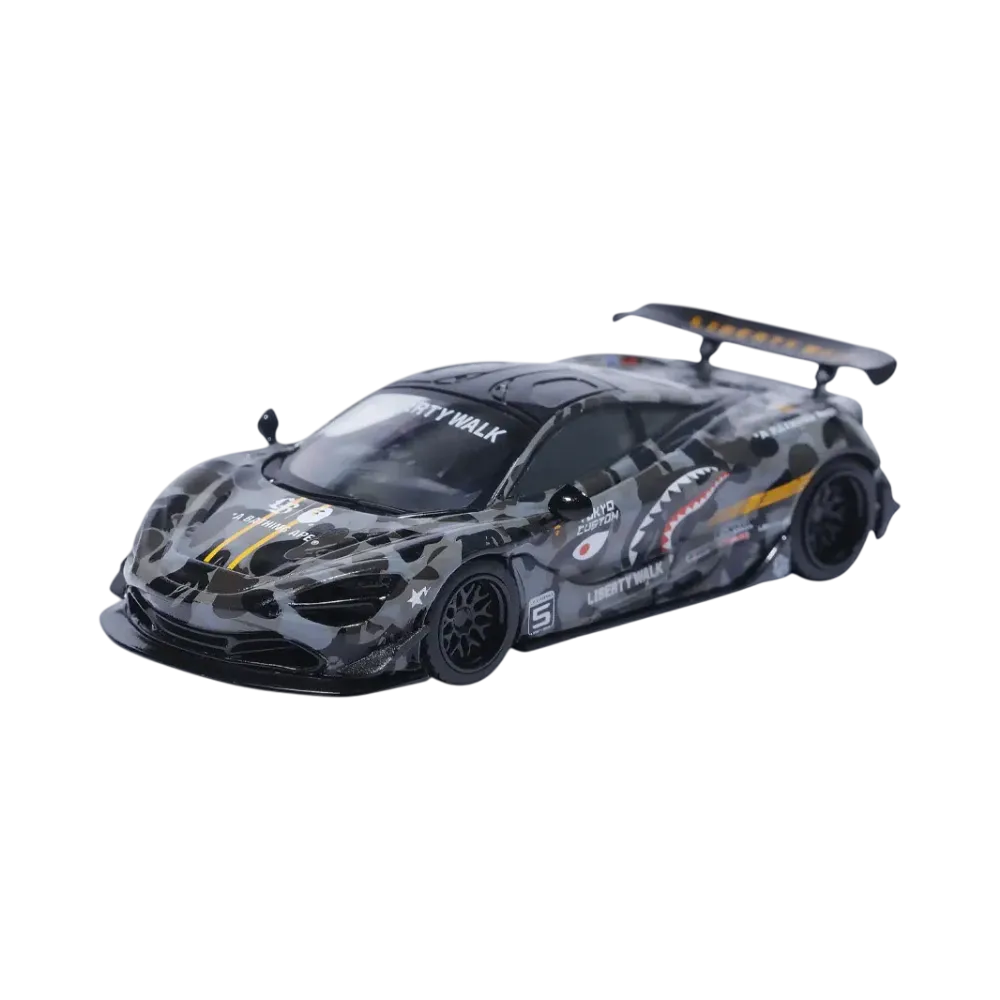 TSM MODEL / A BATHING APE "MINI GT" LBWK ABC CAMO MCLARREN 720S 1/64