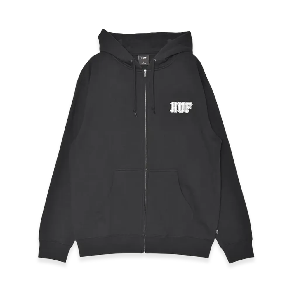 HUF Set Classic Logo F/Z Hoodie "Black"